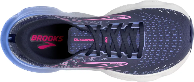 Brooks Women's Glycerin 20 Wide - Peacoat/Blue/Pink-4